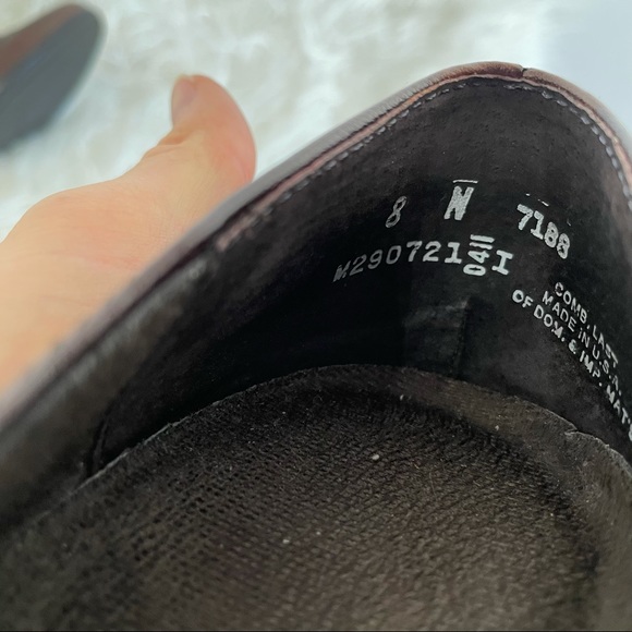 Munro Narrow Mary Jane leather shoes low heel - Picture 9 of 11